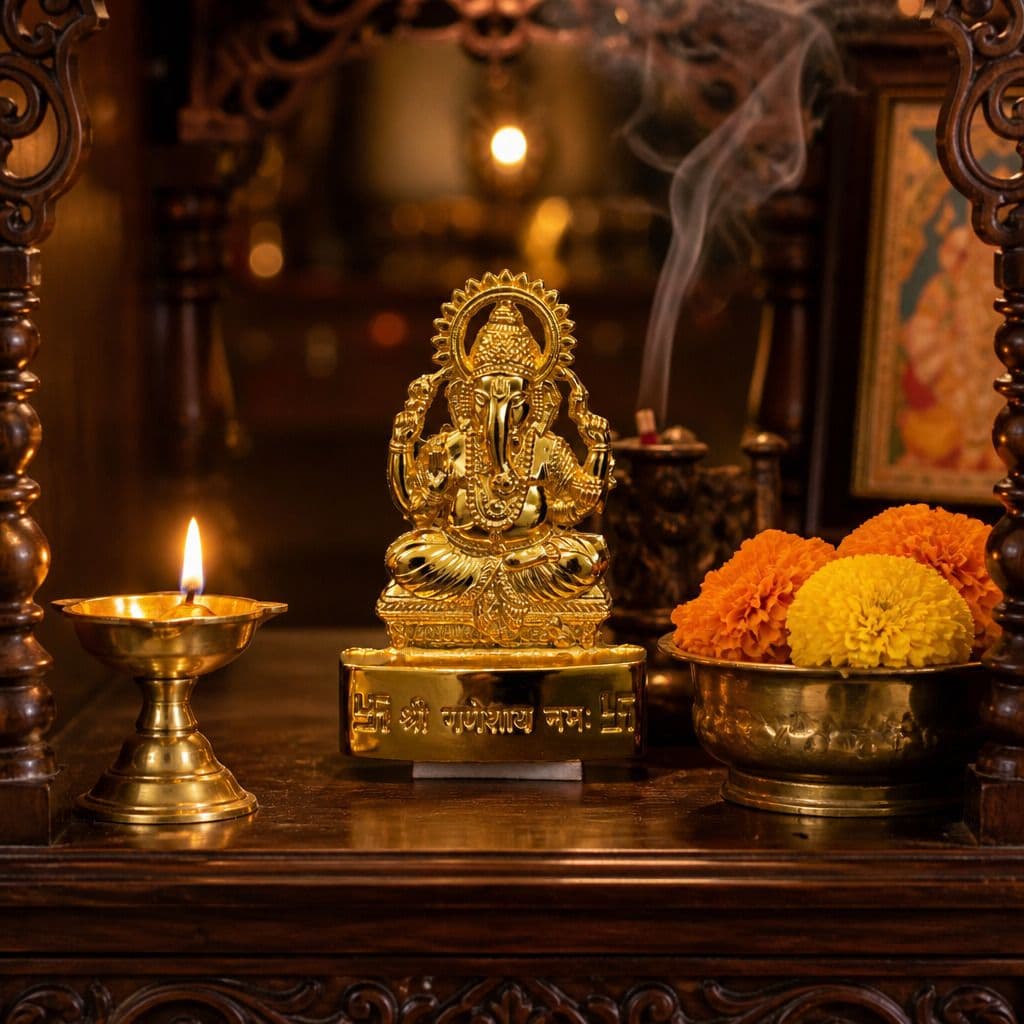 Ganesh Ji Metal Idol